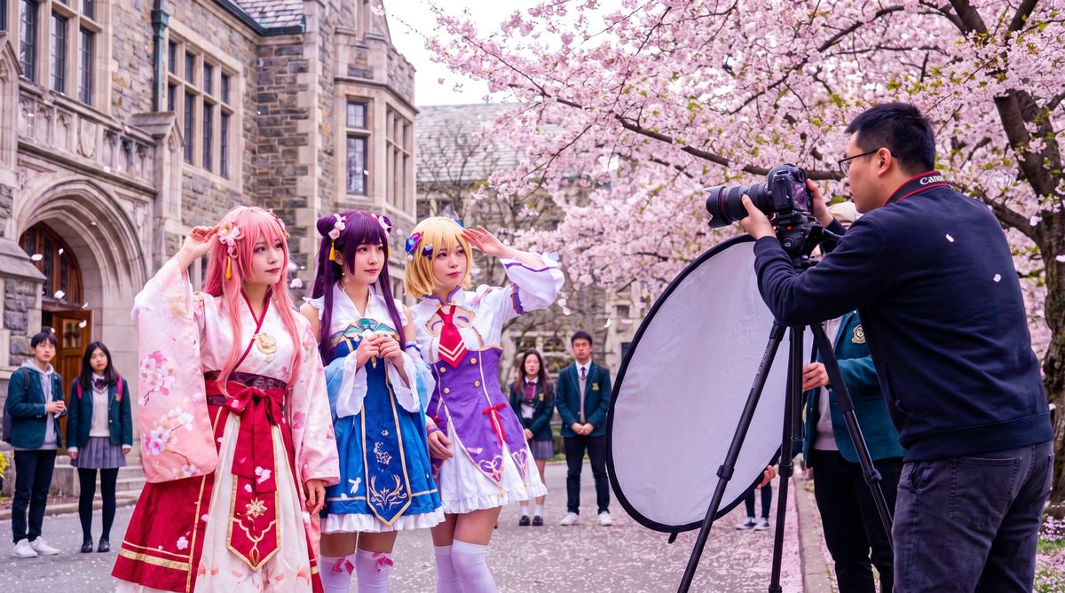 四虎传媒-Cosplay传媒教程二次元影像演示